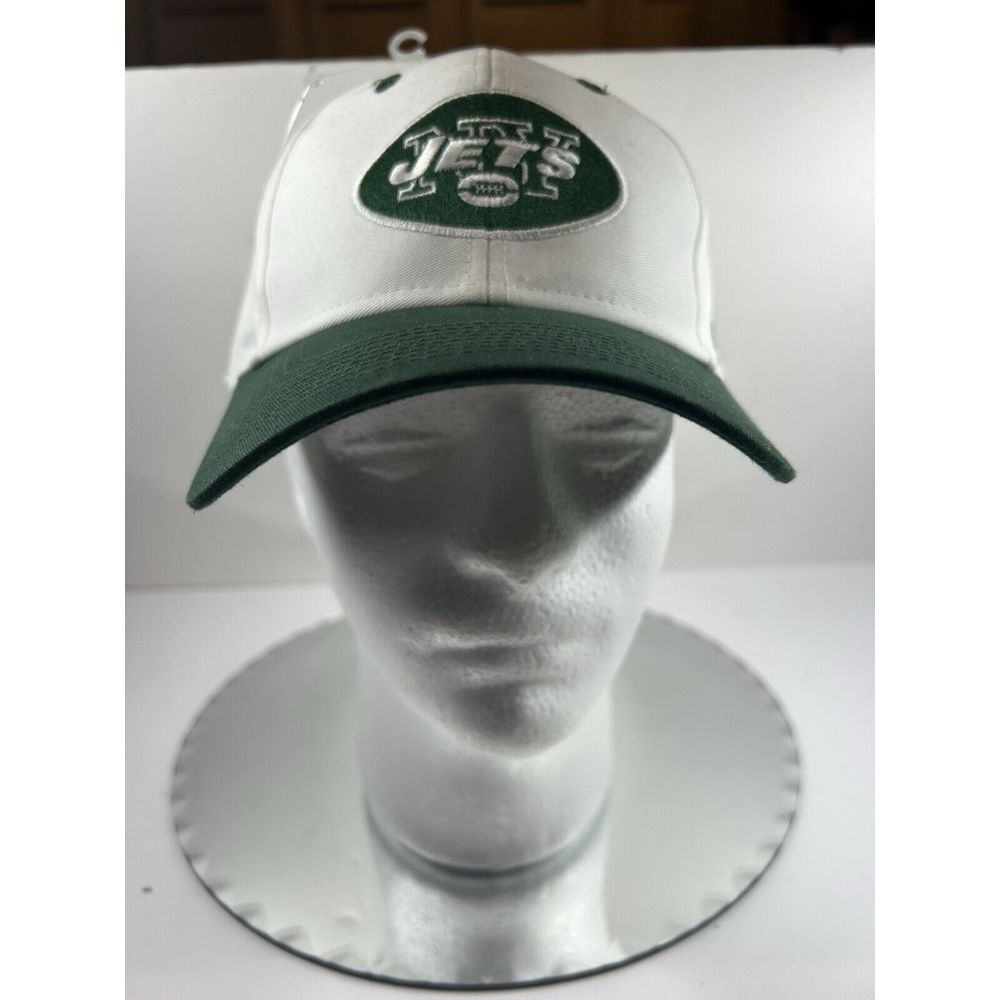 New York Jets Reebok Team Apparel Hat Cap Adult‎ White Green NWT - Picture 5 of 8